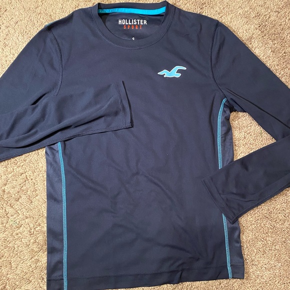 🤑SOLD🤑Hollister Sports Activewear Tee Adult Mens Size Small Bird Logo Shirt - Picture 2 of 10